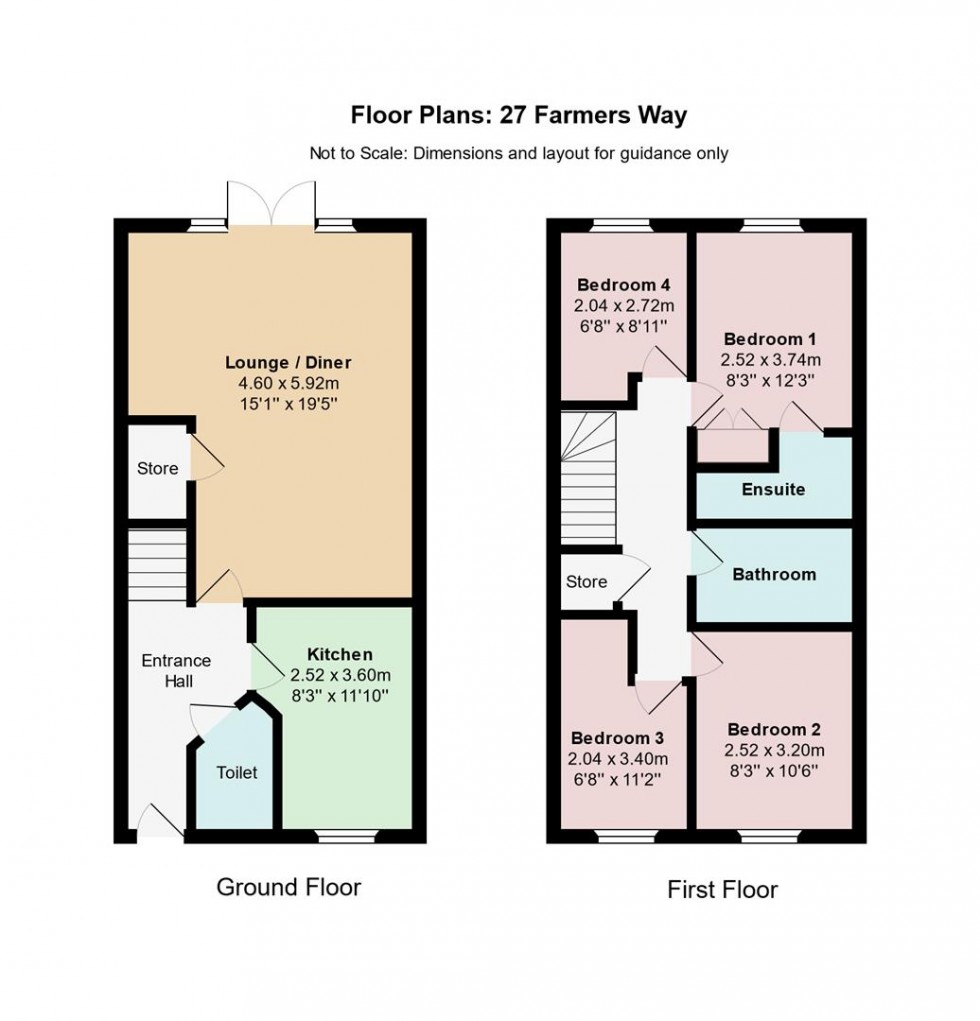 Floorplan for Farmers Way, Flimby