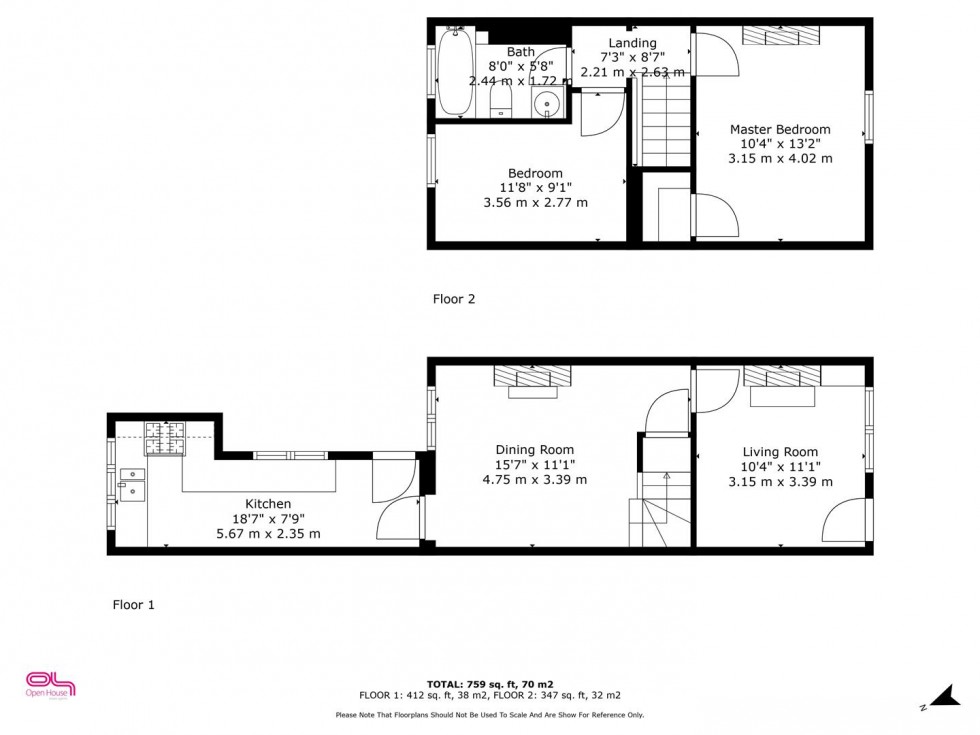 Floorplan for Hawfield Lane, Burton-On-Trent