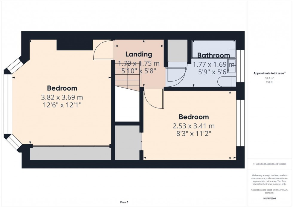 Floorplan for Beech Avenue, Stretton