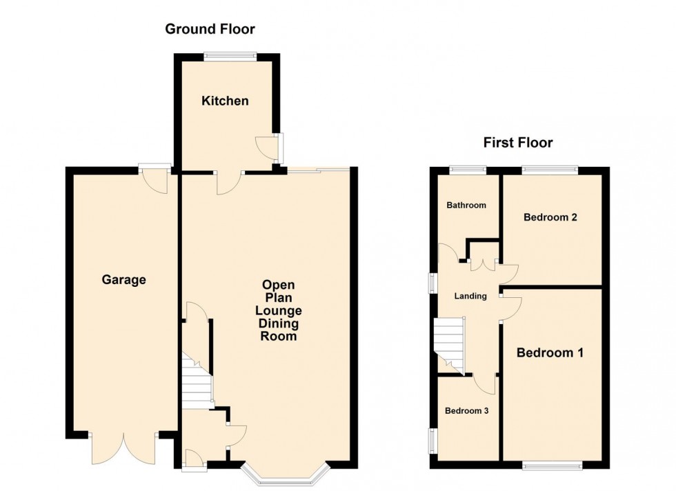 Floorplan for Wycherwood Gardens, Stafford