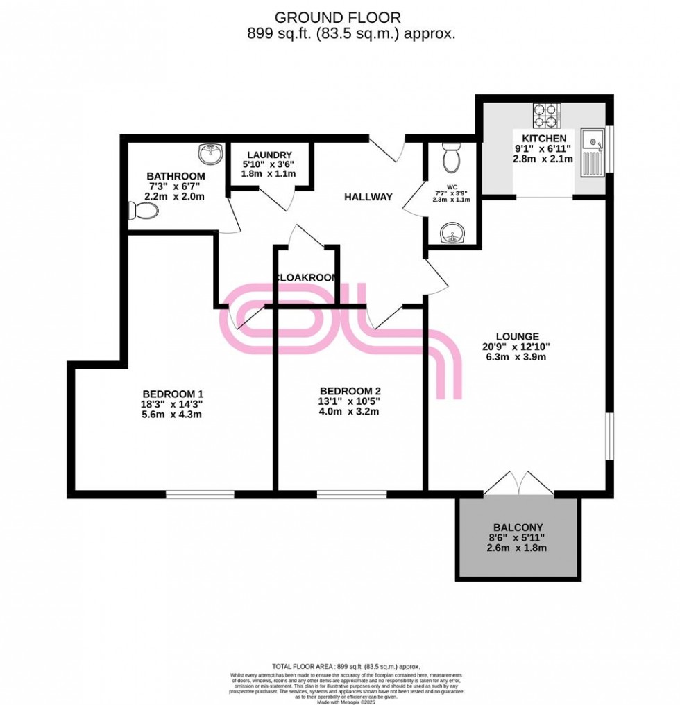 Floorplan for Keighley Road, Bingley