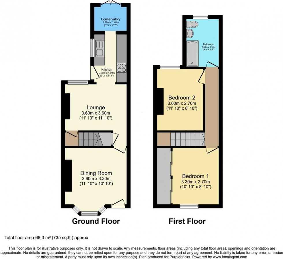 Floorplan for Midland Road, Swadlincote