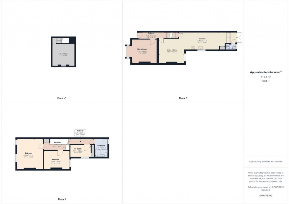 Floorplan for Malvern Street, Burton-On-Trent