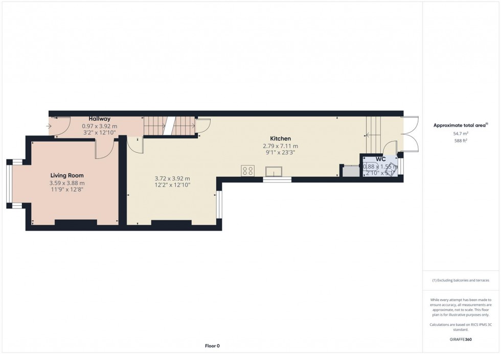 Floorplan for Malvern Street, Burton-On-Trent