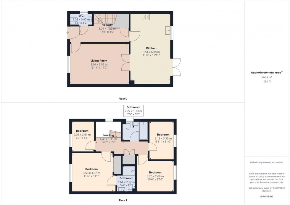 Floorplan for Barnes Lane, Swadlincote