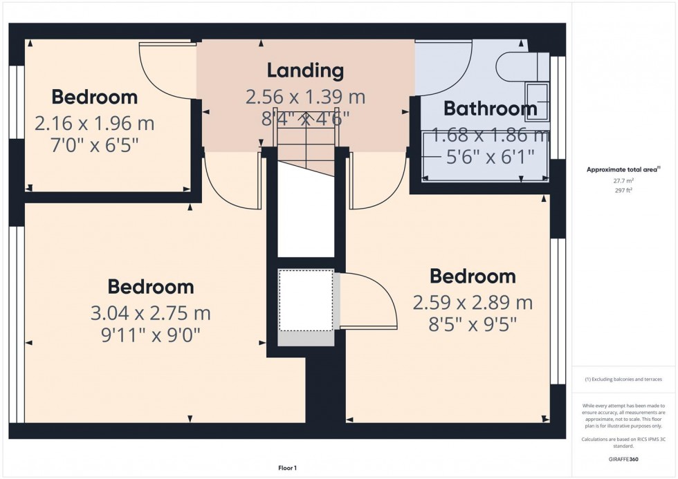 Floorplan for Waverley Lane, Burton-On-Trent
