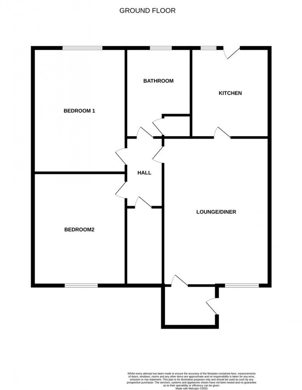 Floorplan for Brockhampton Close, Worcester