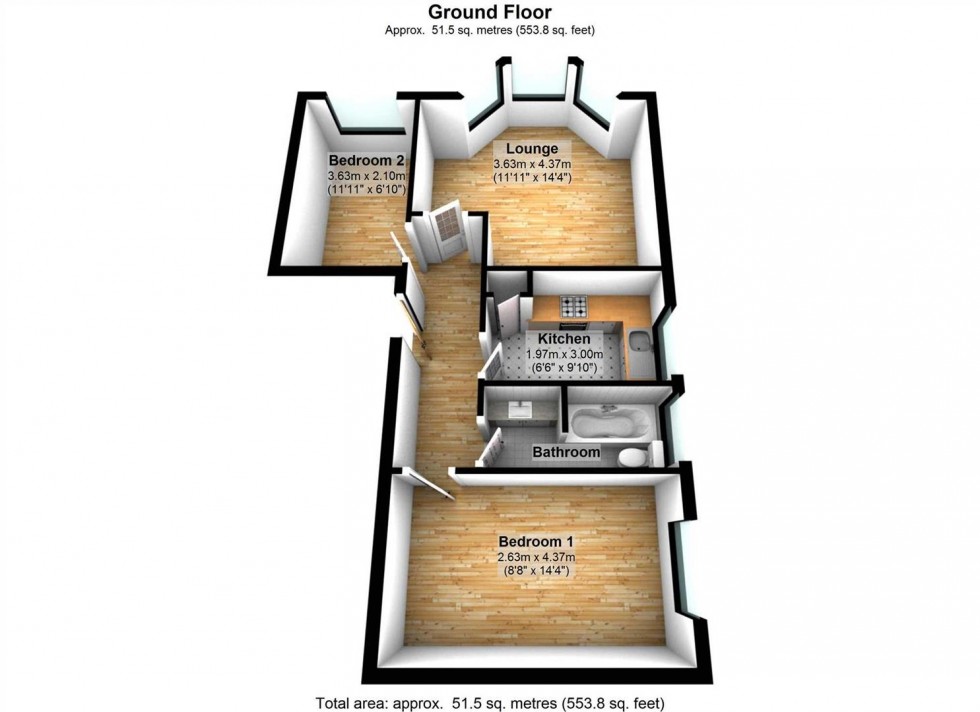 Floorplan for Richmond Road,,Worthing