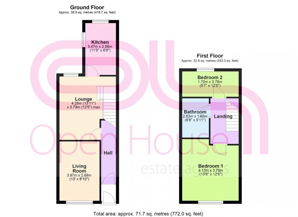 Floorplan for Morris Green Lane, Bolton