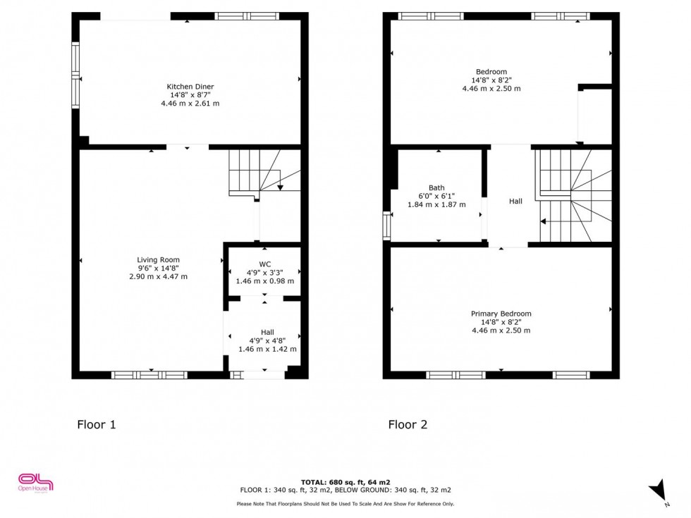 Floorplan for Furnace Lane, Castle Gresley