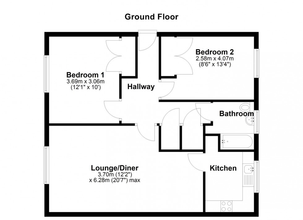 Floorplan for Chargrove, Yate