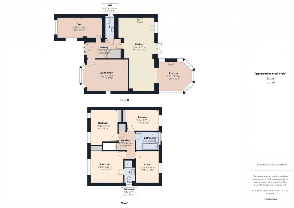 Floorplan for Clifton Way, Burton-On-Trent