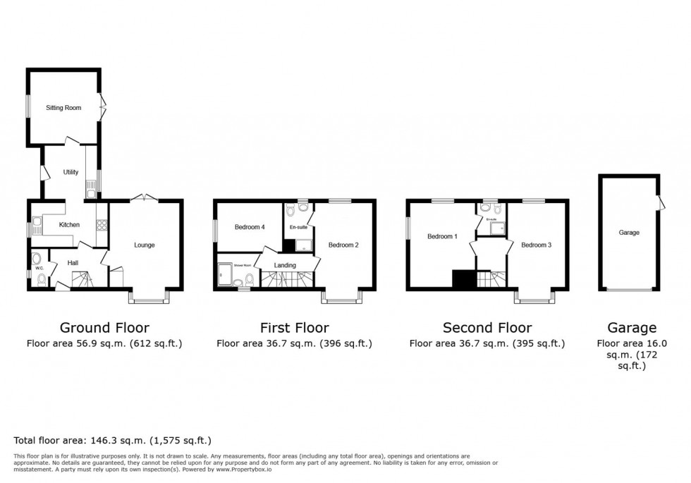 Floorplan for Chasewater Crescent, Broughton