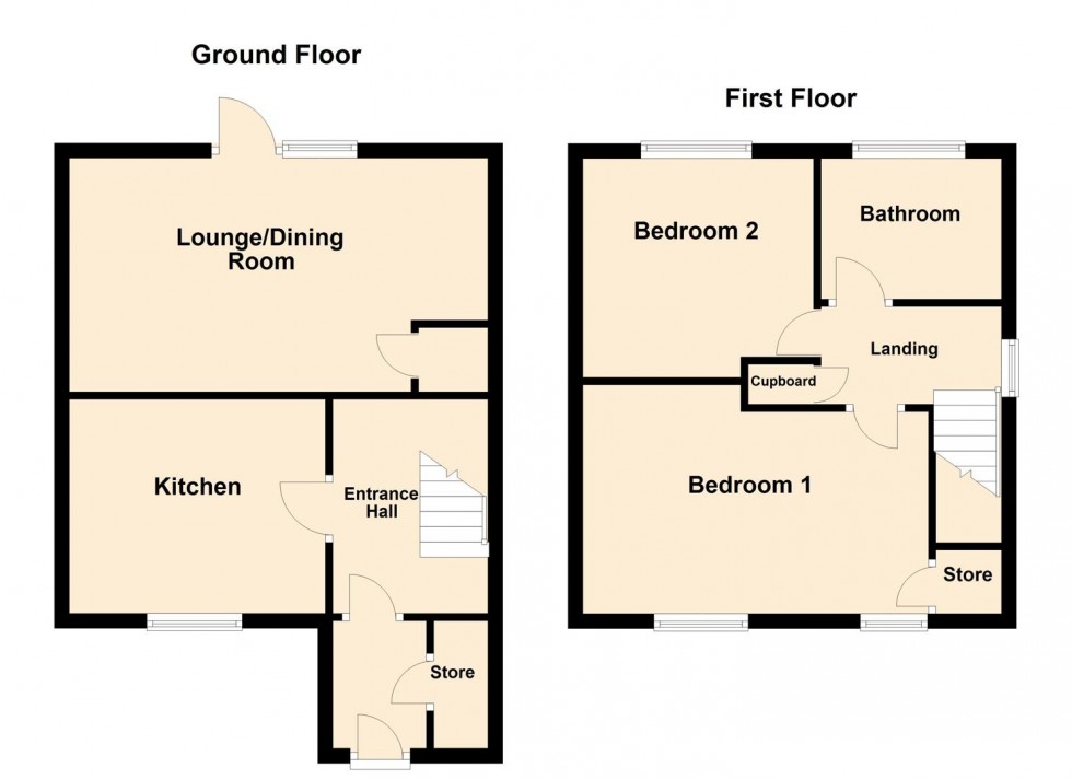 Floorplan for Brooklime Gardens, Stafford