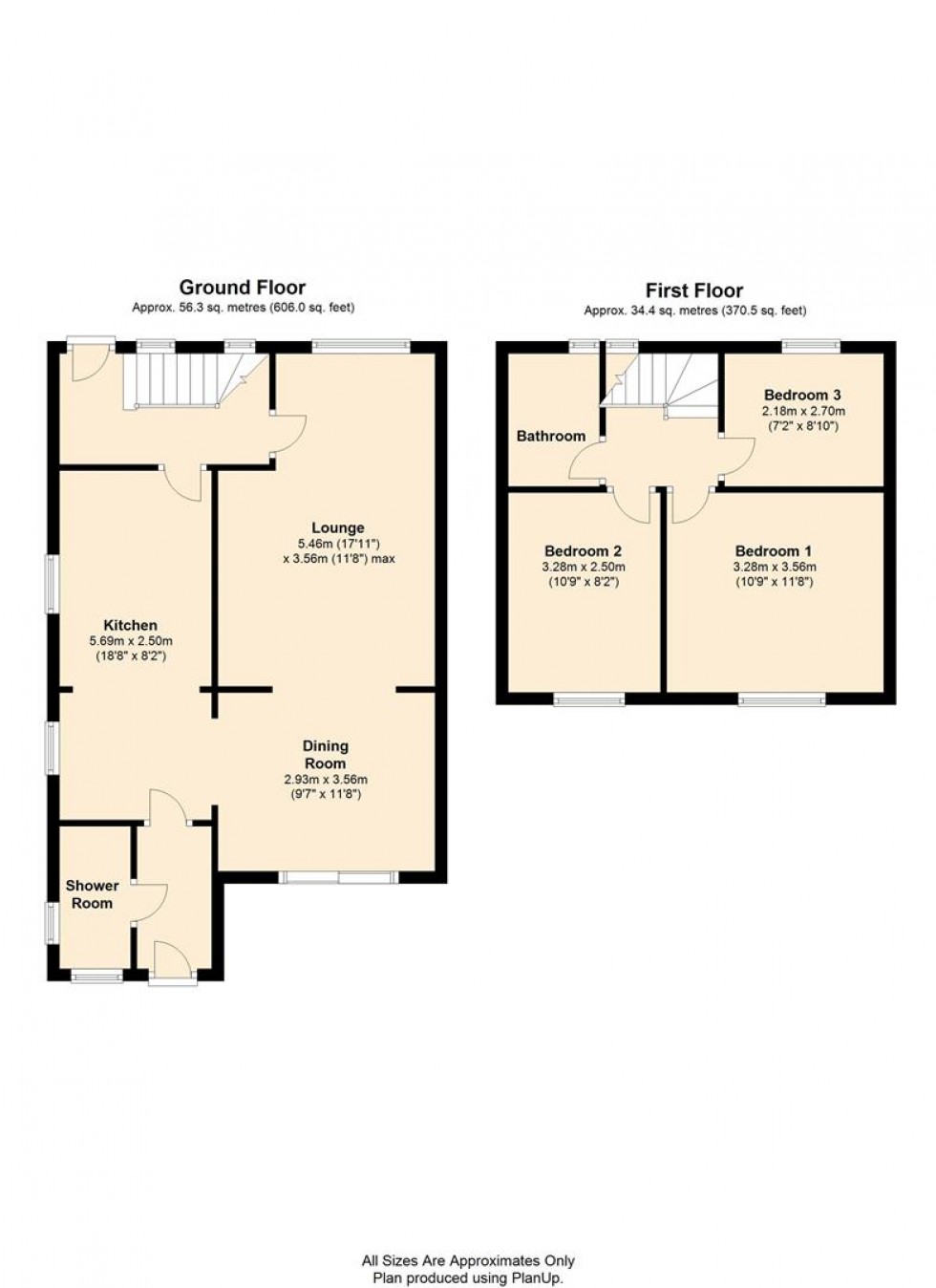Floorplan for Raby Avenue, King's Lynn