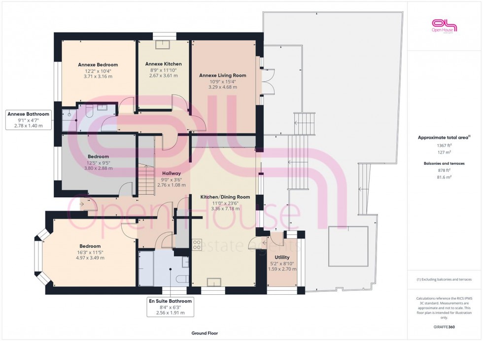 Floorplan for Fairlight Avenue, Telscombe Cliffs, Peacehaven