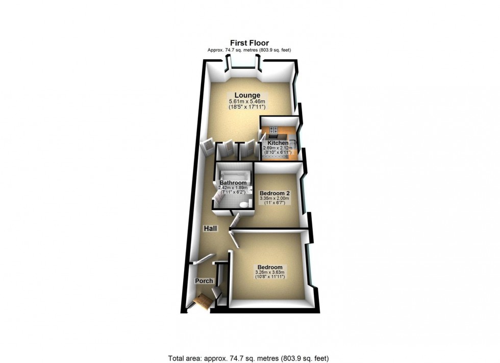 Floorplan for Westlake Gardens, Worthing