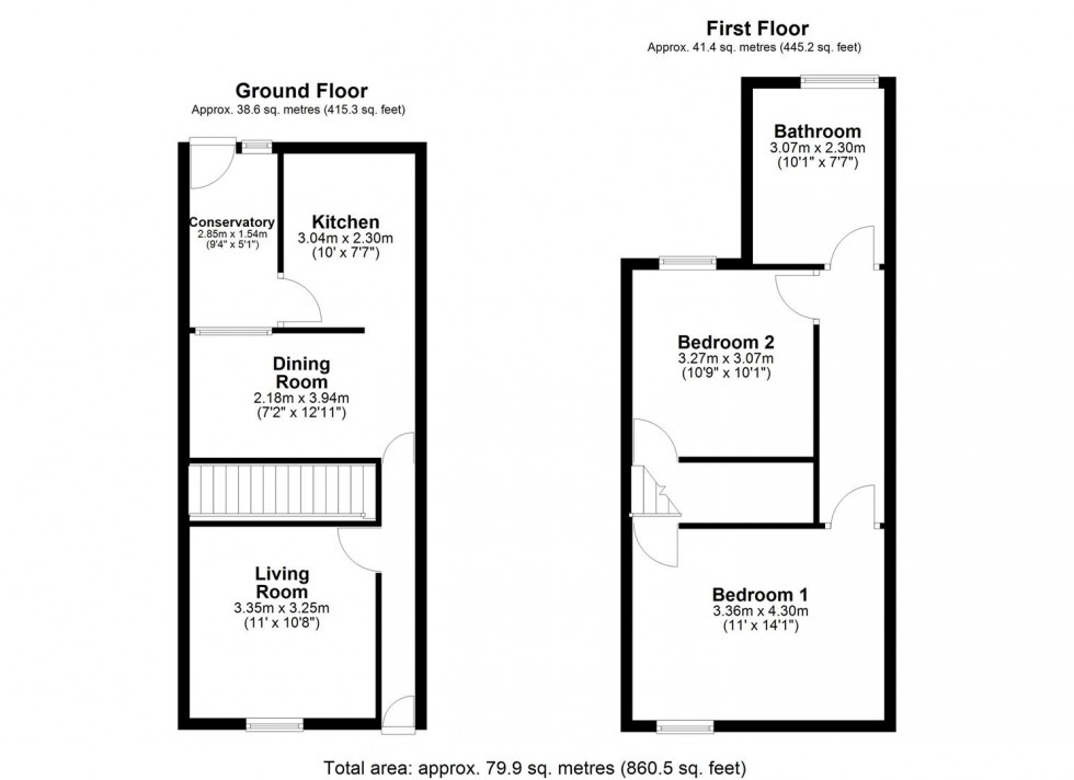 Floorplan for Widden Street, Gloucester