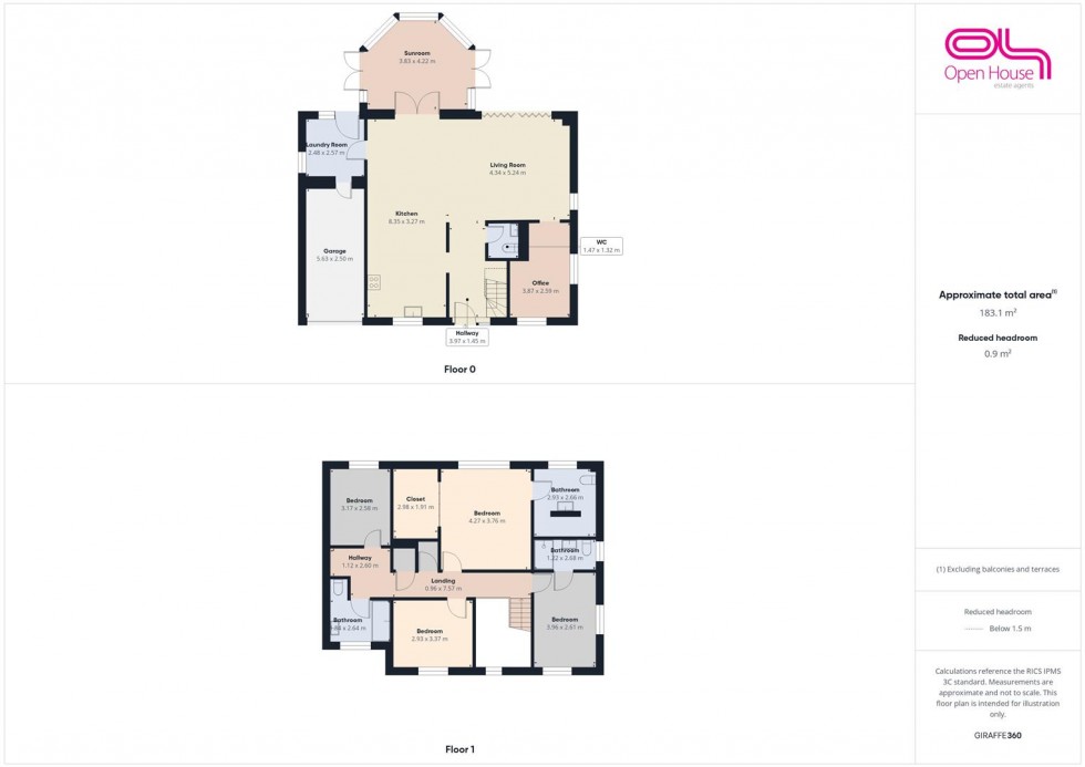 Floorplan for Meadow Ridge, Stafford