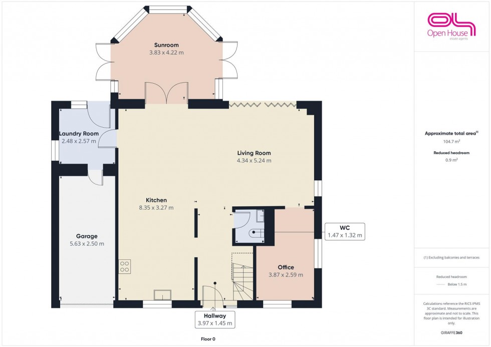 Floorplan for Meadow Ridge, Stafford