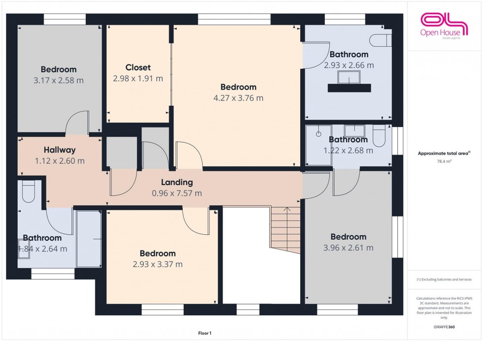 Floorplan for Meadow Ridge, Stafford