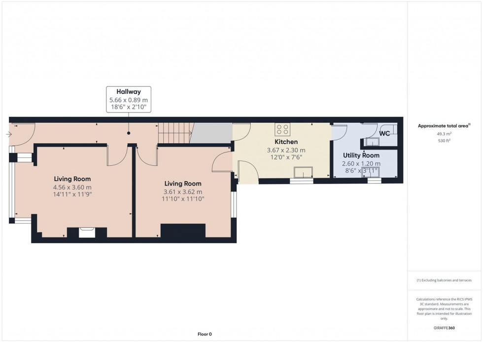 Floorplan for High Bank Road, Burton-On-Trent
