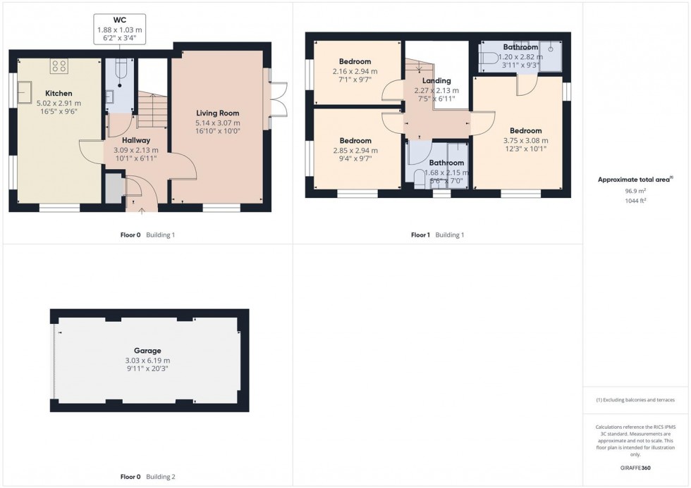 Floorplan for Rockingham Way, Stanton