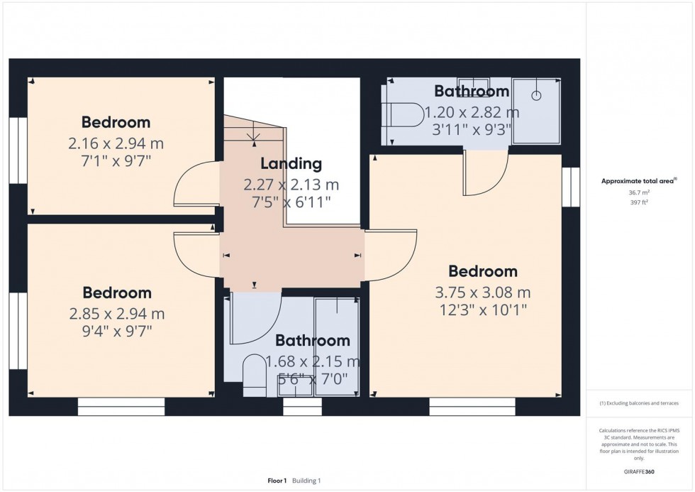 Floorplan for Rockingham Way, Stanton