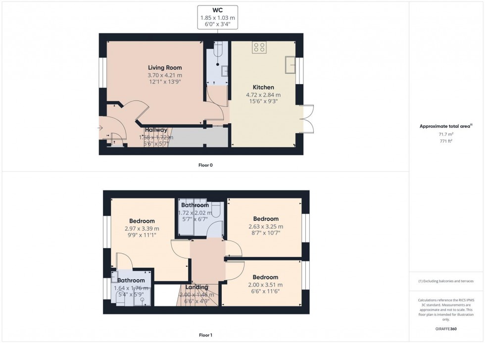 Floorplan for Sharcote Drive, Stanton