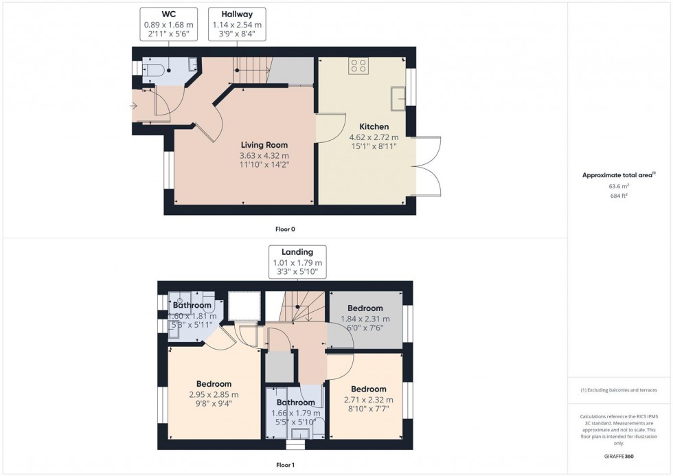 Floorplan for Beveridge Road, Burton Upon Trent