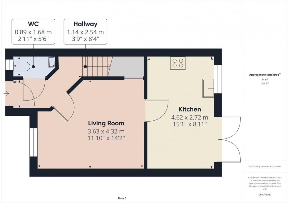 Floorplan for Beveridge Road, Burton Upon Trent