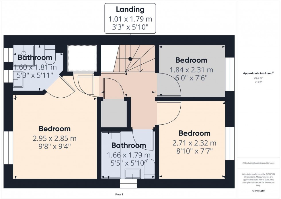 Floorplan for Beveridge Road, Burton Upon Trent