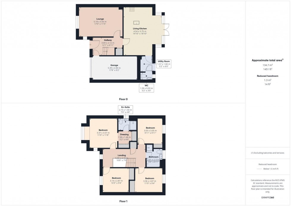 Floorplan for Winfield Way, Blackfordby