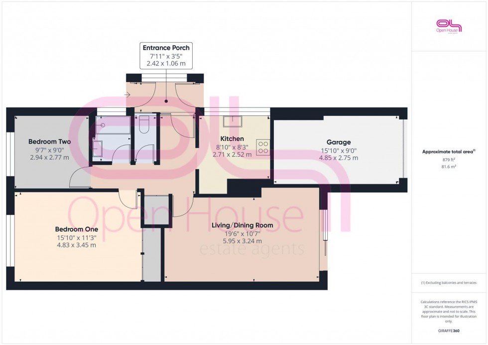 Floorplan for Lincoln Avenue, Peacehaven
