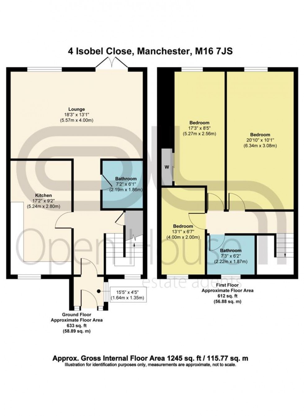 Floorplan for Isobel Close, Manchester