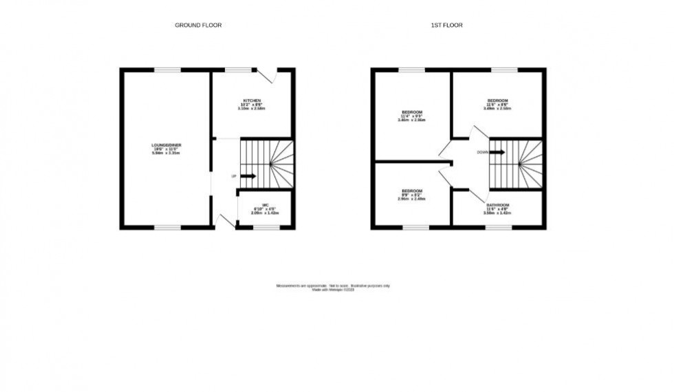 Floorplan for Post Mill, King's Lynn