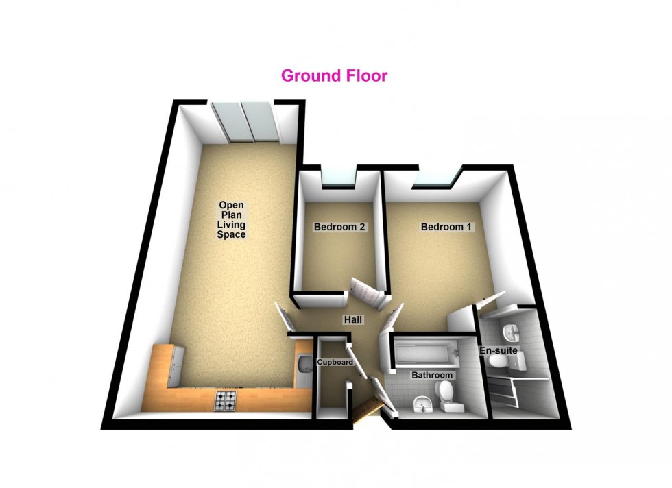 Floorplan for Queens Road, Chester