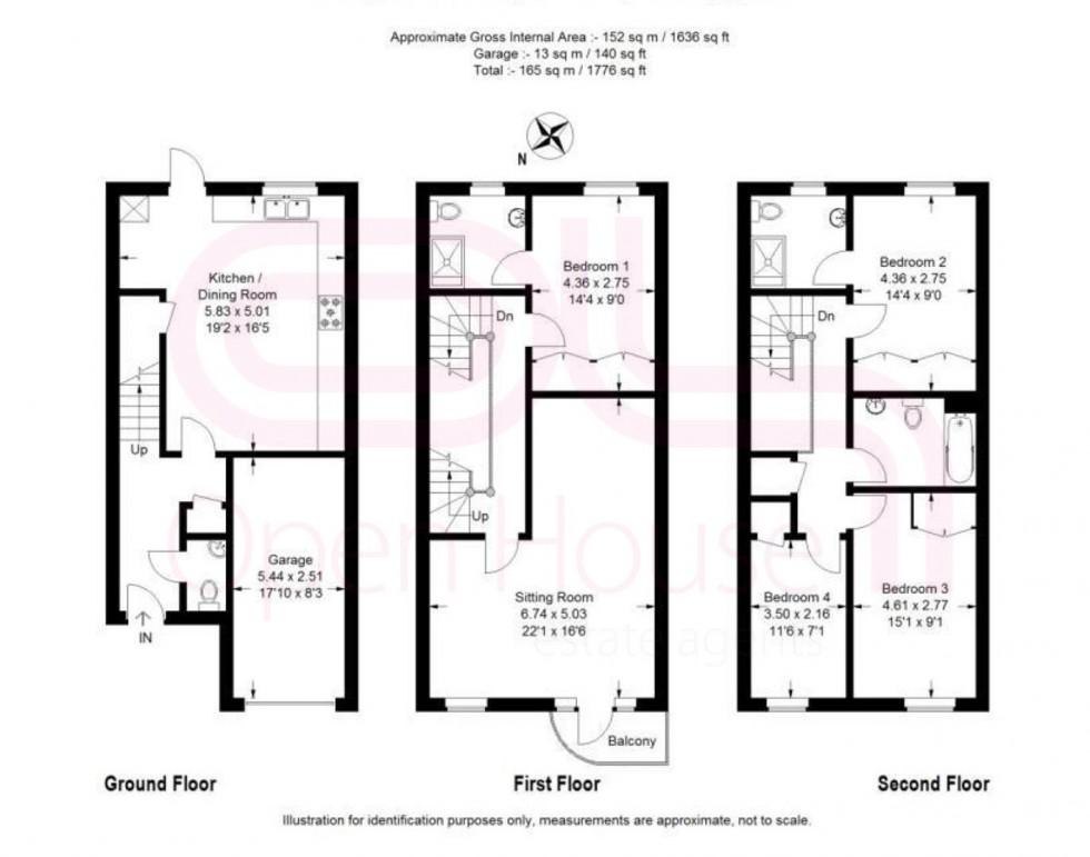 Floorplan for Longworth Avenue, Chesterton