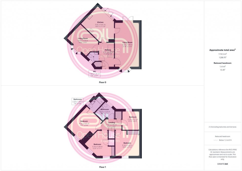 Floorplan for Aberdeen Close, Church Gresley