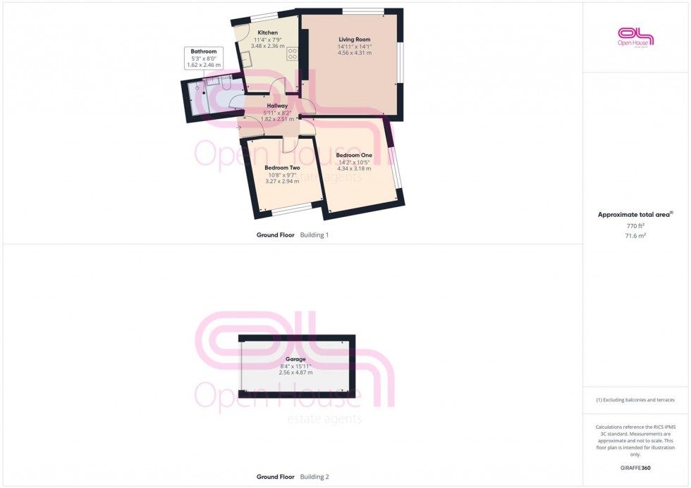 Floorplan for The Esplanade, Telscombe Cliffs.
