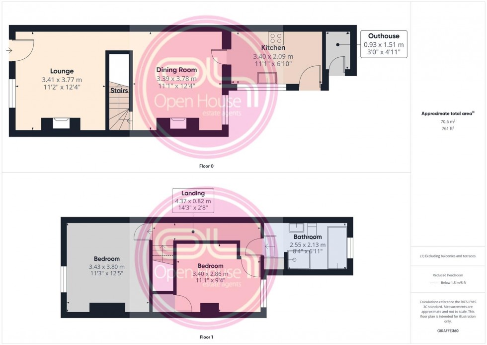 Floorplan for Spring Terrace Road, Burton-On-Trent