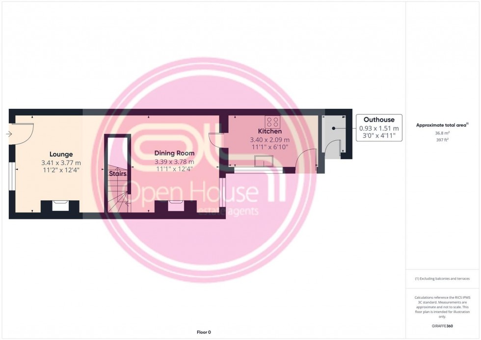 Floorplan for Spring Terrace Road, Burton-On-Trent
