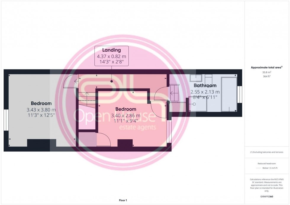 Floorplan for Spring Terrace Road, Burton-On-Trent