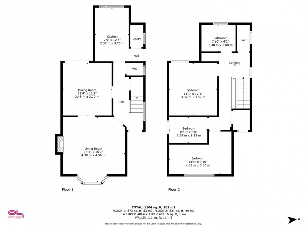 Floorplan for Springfield Road, Midway
