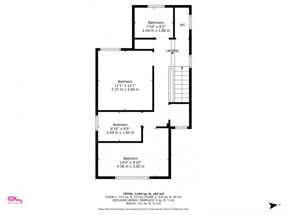 Floorplan for Springfield Road, Midway