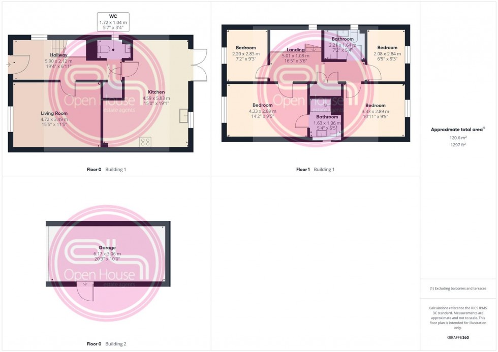 Floorplan for Fairfields, Branston