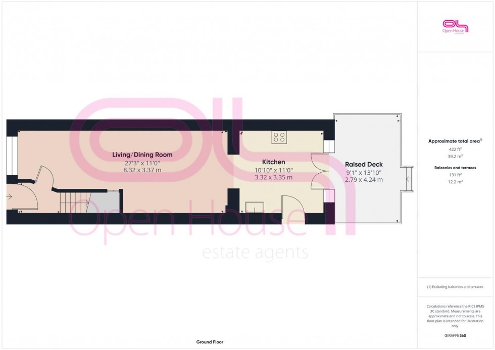 Floorplan for Broomfield Avenue Peacehaven