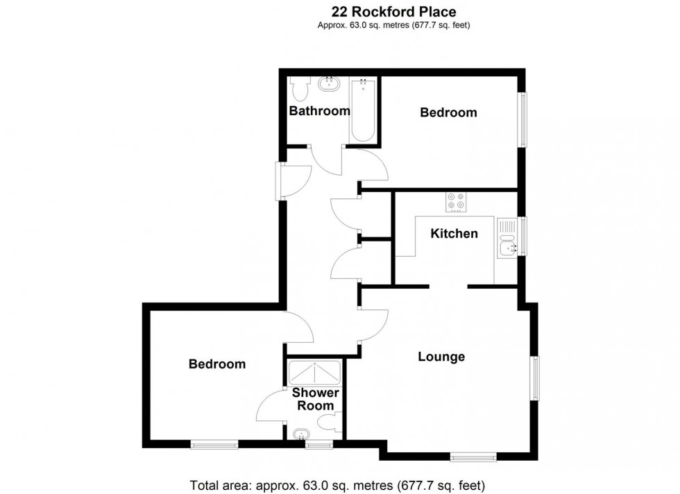 Floorplan for Rockford Place, Wolverhampton