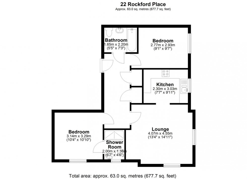 Floorplan for Rockford Place, Wolverhampton