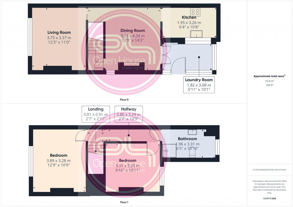 Floorplan for Park Road, Church Gresley